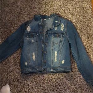 ripped jean jacket